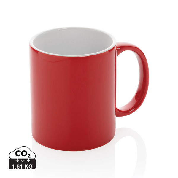 Mug céramique 350 ml publicitaire Rouge