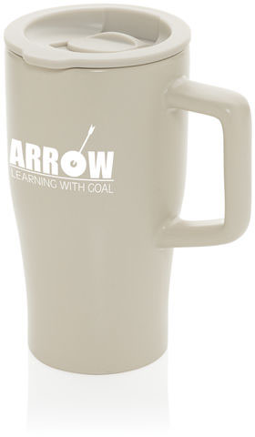 Mug quencher 490 ml céramique personnalisable Marron forest