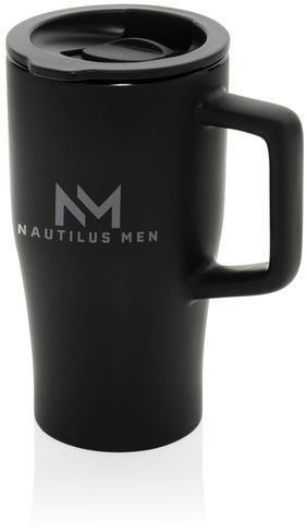 Mug quencher 490 ml céramique personnalisable Noir