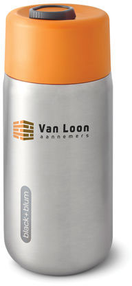 Mug de voyage 340 ml étanche Black+Blum publicitaire Orange