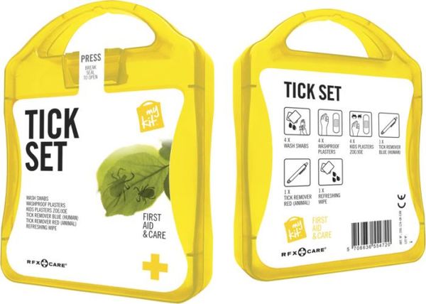 MyKit Anti Tiques | Kit publicitaire | KelCom Jaune