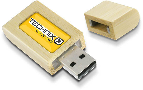 objets publicitaires usb Naturel