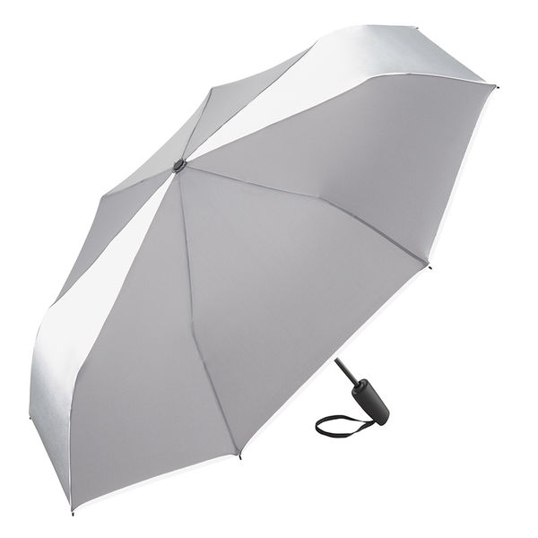 Parapluie de poche publicitaire | Verlaine Gris Argente