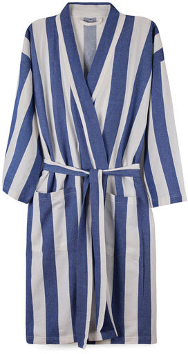 Peignoir S/M hammam GRS Ornos personnalisable Bleu