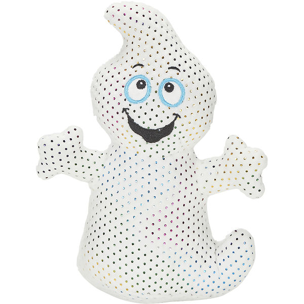 Peluche personnalisable | Fantôme Blanc pailleté