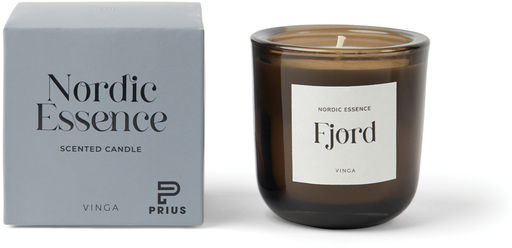 Petite bougie parfumée Nordic personnalisée Bleu
