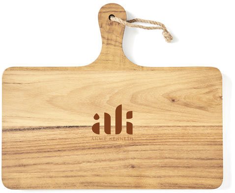 Planche de service horizontale Buscot publicitaire Marron