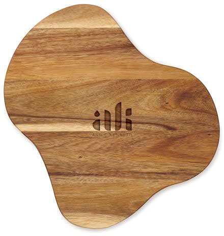 Planche de service L Veia personnalisable Marron