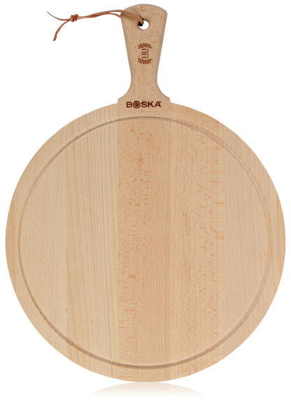 Planche de service ronde Amigo L personnalisable Marron