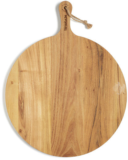 Planche de service ronde Buscot entreprise Marron