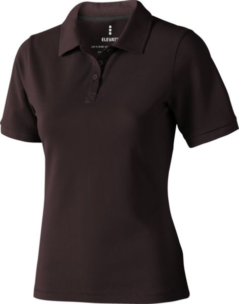 Polo personnalisable | Calgary F Chocolate brown
