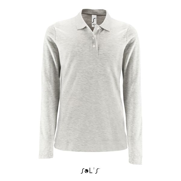 Polo personnalisable | Perfect LSL F Blanc chine