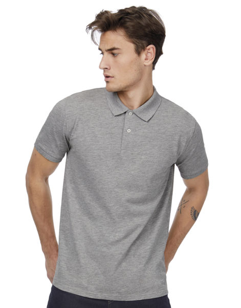 Polo personnalisé  | Inspire Heather Grey