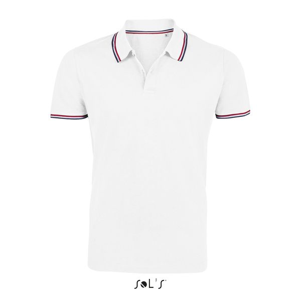 Polo personnalisé | Prestige M Blanc