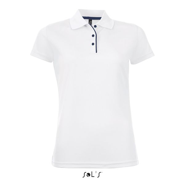 Polo personnalisé | Performer F Blanc