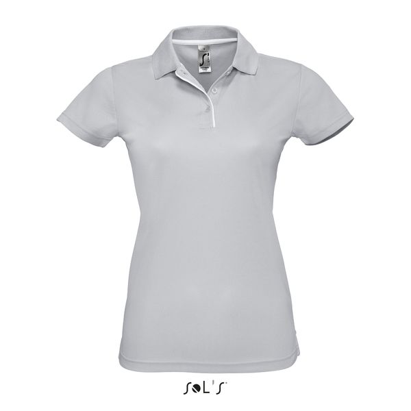 Polo personnalisé | Performer F Gris pur