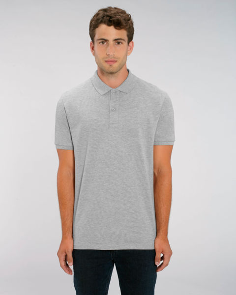 Polo personnalisé | Dedicator Heather Grey