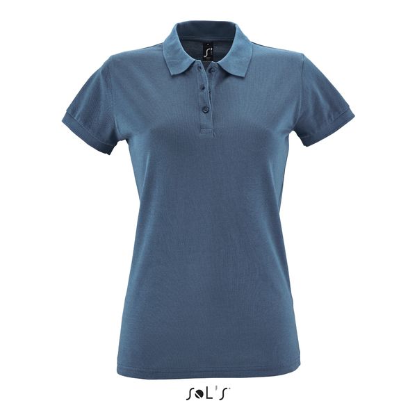 Polo publicitaire | Perfect W Bleu ardoise