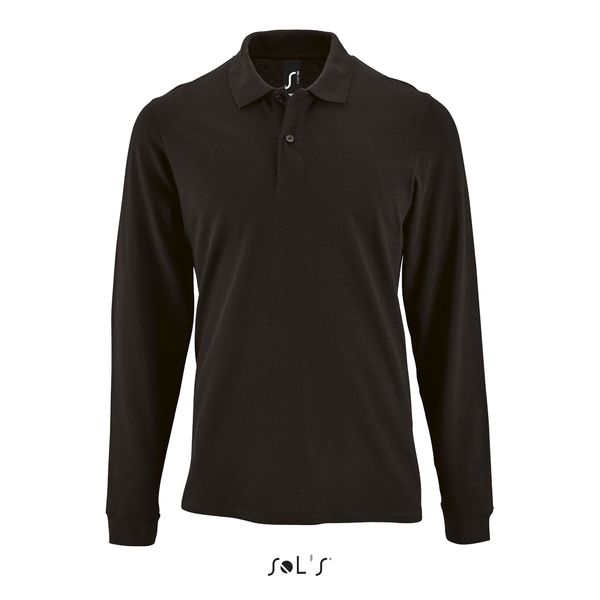 Polo publicitaire | Perfect LSL H Noir