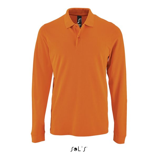 Polo publicitaire | Perfect LSL H Orange