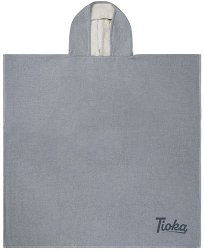 Poncho plage/hammam éponge Tolo personnalisé Bleu marine