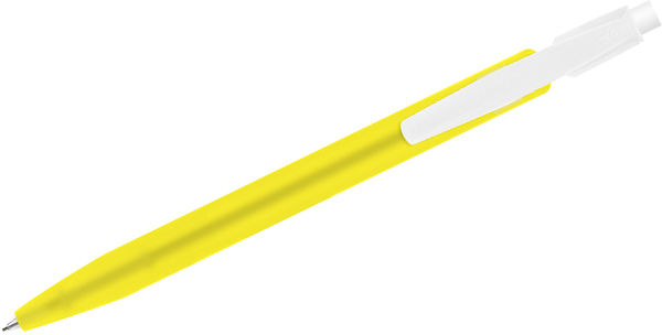 Porte mines publicitaire BIC Media Clic Jaune frost