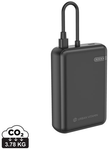 Powerbank 10 000 mAh/20W RCS Urban Vitamin Fullerton entreprise Noir