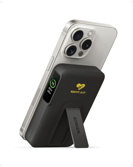 Powerbank 10 000 mAh magnétique Anker MagGo QI2 entreprise Noir