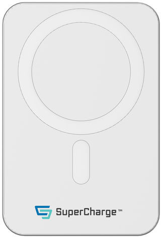 Powerbank 10 000 mAh RCS Compton plastique/alu publicitaire Argent