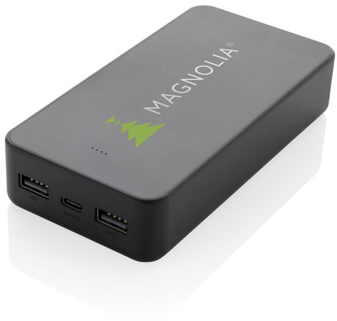 Powerbank 20 000 mAh USB-C RCS Boostcore publicitaire Noir