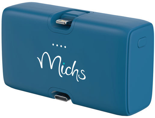 Powerbank 20W PD RCS Urban Vitamin Los Angeles personnalisable Bleu