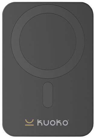 Powerbank 3000 mAh plastique/alu RCS Urban Vitamin Burbank personnalisable Noir