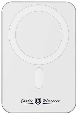 Powerbank 5000 mAh plastique/alu RCS UrbanVitamin Richmond personnalisable Argent