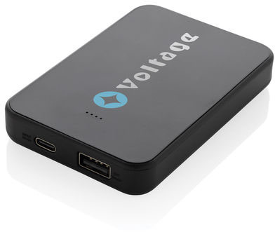 Powerbank 5000 mAh USB-C RCS Boostcore personnalisé Noir