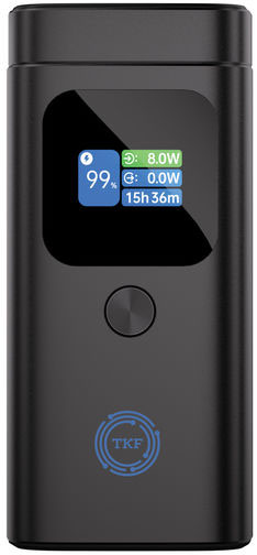 Powerbank magnétique 15 000 mAh/100W Urban Vitamin Sunnyvale personnalisable Gris