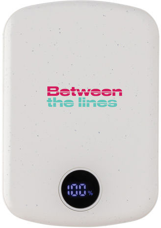 Powerbank magnétique 5000 mAh RCS MagBoost publicitaire Blanc