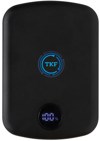 Powerbank magnétique 5000 mAh RCS MagBoost publicitaire Noir