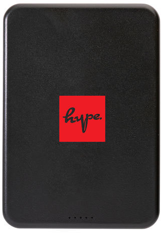 Powerbank magnétique 5000 mAh RCS Magnetix personnalisé Noir