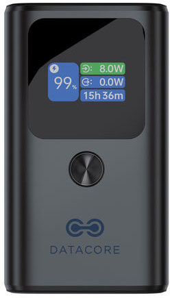 Powerbank de poche 10 000 mAh/55W Urban Vitamin Campbell personnalisé Gris