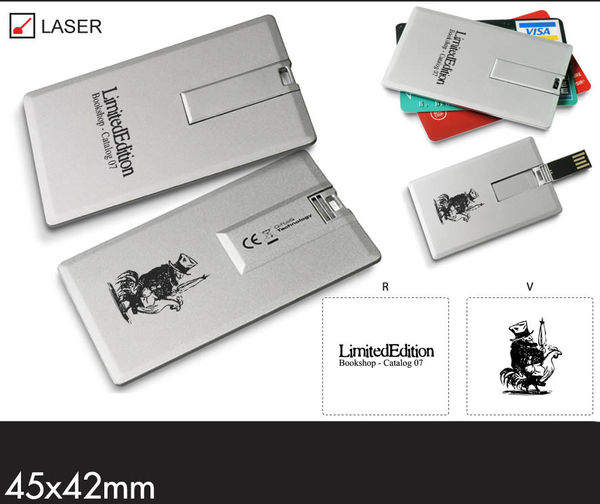 pro clé usb publicitaire metal haut de gamme Argent