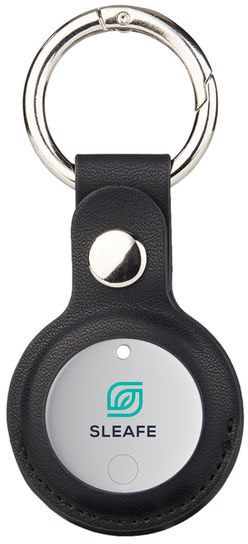 Retrouve-clés plastique recyclé RCS Findmate Dual publicitaire Blanc