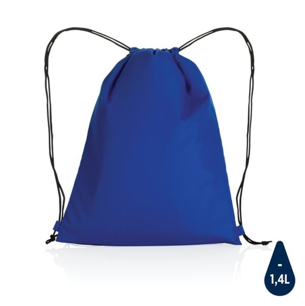 Sac cordelettes personnalisé en rPET 190T Impact AWARE™ Blue