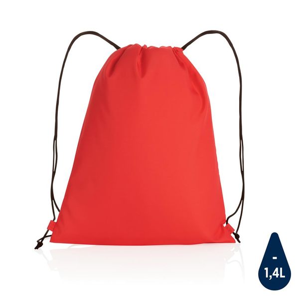 Sac cordelettes personnalisé en rPET 190T Impact AWARE™ Red