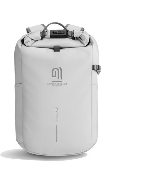 Sac à dos antivol étanche Urban personnalisé Blanc cassé