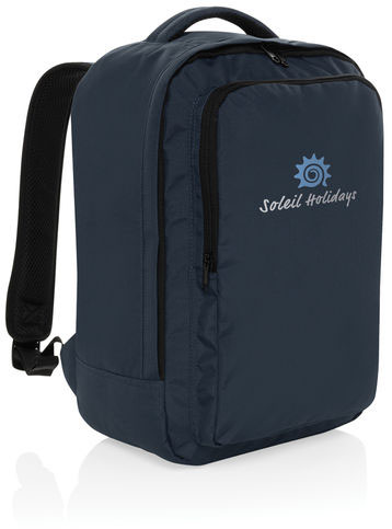Sac à dos cabine rPET AWARE™ personnalisé Bleu marine