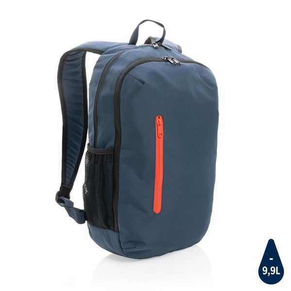 Sac à dos personnalisable casual 300D rPET|Impact AWARE™ Navy