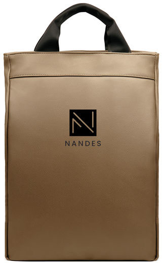 Sac à dos PU recyclé RCS Bermond personnalisé Marron