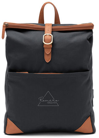 Sac à dos Sloane rPET RCS personnalisable Gris