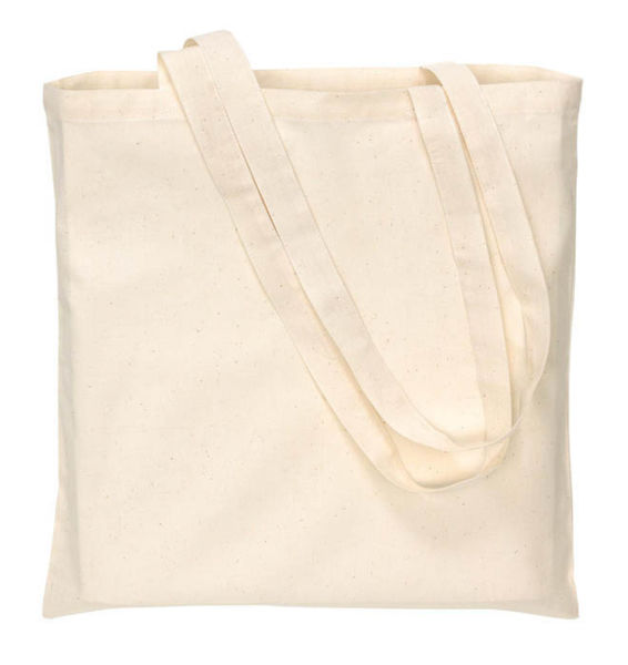 Sac en coton avec 2 anses longues Beige