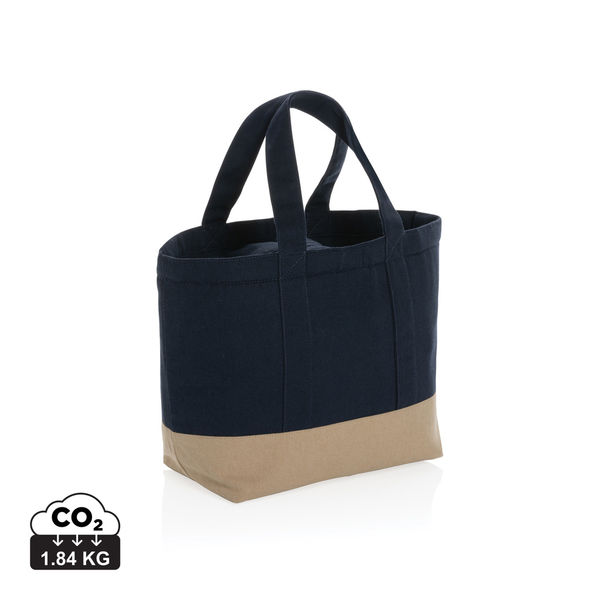 Sac isotherme en toile Impact AWARE™ publicitaire Bleu marine